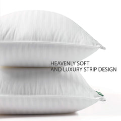 Soft Stripe Hotel Big Pillow Cotton Pillow Five Star Hotel Pillow Collection Queen Size Carton Square 60 Plant Neck Plain CN;JIA