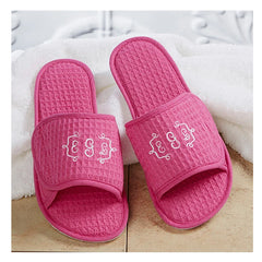 Pantoufles jetable pink salon slippers disposable bathroom  disposable hotel slippers open toe disposable slippers