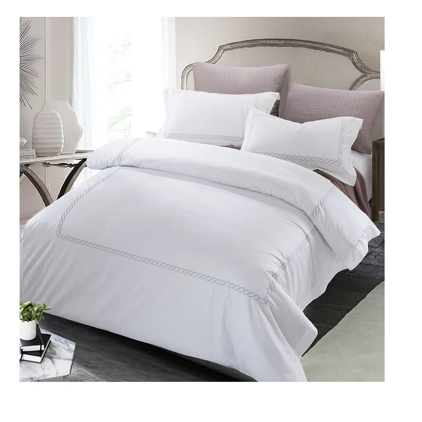 Bedding set duvet cover bed ensembles de couette de luxe hotel 100% cotton housse de couette