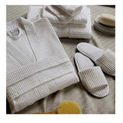 100 Cotton waffle bathrobe for hotel 5 star hotel bath robe