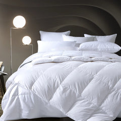 Hot Sale Customized Luxury Quilt Set  Imported 100% Cotton Wholesale Bedding with Cool White Fleece  for Hotel Home Use