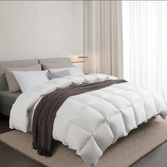 Hot Sale Customized Luxury Quilt Set  Imported 100% Cotton Wholesale Bedding with Cool White Fleece  for Hotel Home Use