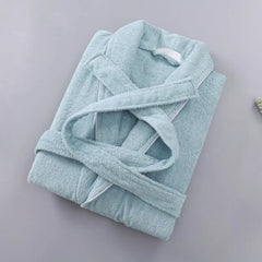 Custom Multisize Jacquard Flannel Bathrobes For Man Or Women Hilton Hotel Shower Spa 100% Polyester Coral Fleece Bathrobe