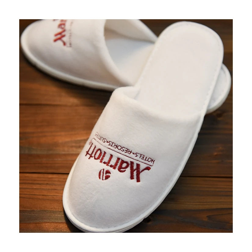 OEM coral fleece washable hotel slippers slipper below 50 cents bathroom slippers for hotels