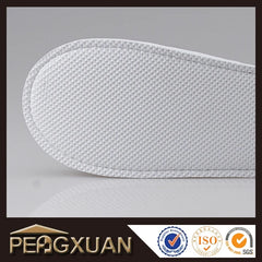 Custom hotel_disposable_slippers closed toe white terry hotel slippers for adults