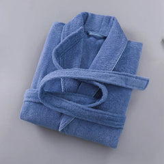 Custom Multisize Jacquard Flannel Bathrobes For Man Or Women Hilton Hotel Shower Spa 100% Polyester Coral Fleece Bathrobe