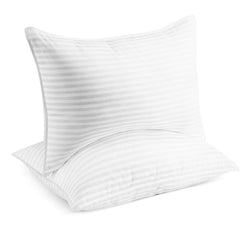 Soft Stripe Hotel Big Pillow Cotton Pillow Five Star Hotel Pillow Collection Queen Size Carton Square 60 Plant Neck Plain CN;JIA